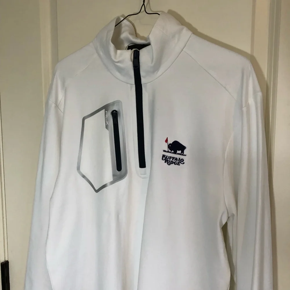 NWT! Ralph Lauren RLX Driver Quarter Zip Pullover. Buffalo Ridge. Men’s Medium - Picture 3 of 14